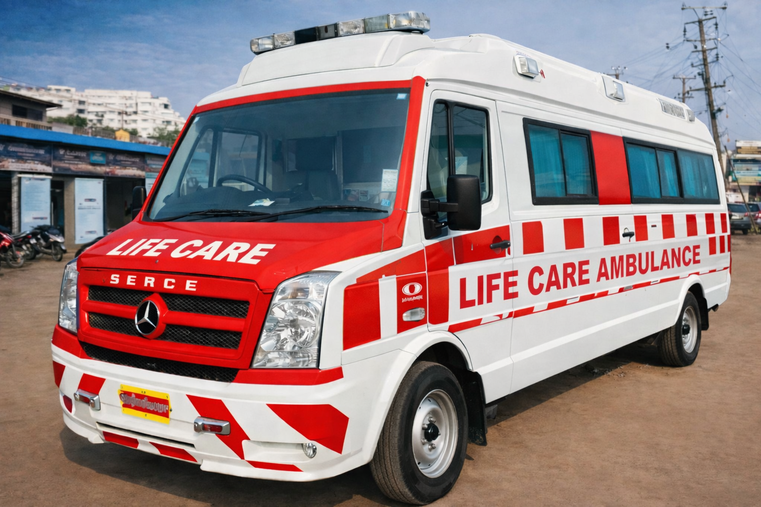 Life Care Ambulance Hyderabad Banner